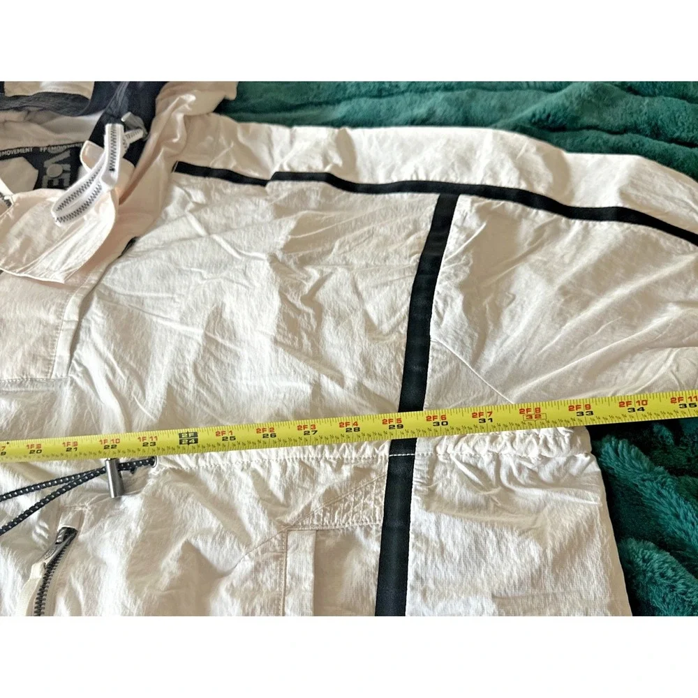 Free People Movement  Size M/L Peace Out Backpack‎ Parachute Jacket Ivory Combo - Picture 7 of 15
